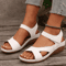 Womens Summer Wedge Sandals Soft Casual Heeled Sandals 1