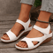 Womens Summer Wedge Sandals Soft Casual Heeled Sandals 1