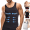 Mens Slimming Shaper Vest Compression Abdominal Body Shapewear 0