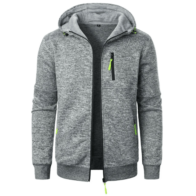 Mens Oversized Hoodie Jacket Winter Warm Zipper Sweatshirt 1