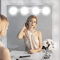 Cordless LED Makeup Mirror Light With Suction Cup And USB Rechargeable Design 0