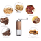 Portable Coffee Bean Grinder Hand Crank With Wood Grain Stainless Steel Design 1
