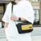 Mens Crossbody Bag Multi Layer Casual Shoulder Bag With Soft Handle 0