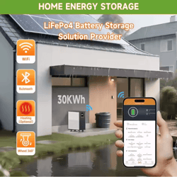 48v lifepo4 battery pack 600ah 30kwh with wheels and bluetooth bms