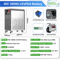 48V LiFePO4 Battery Pack 600Ah 30KWh With Wheels And Bluetooth BMS 5