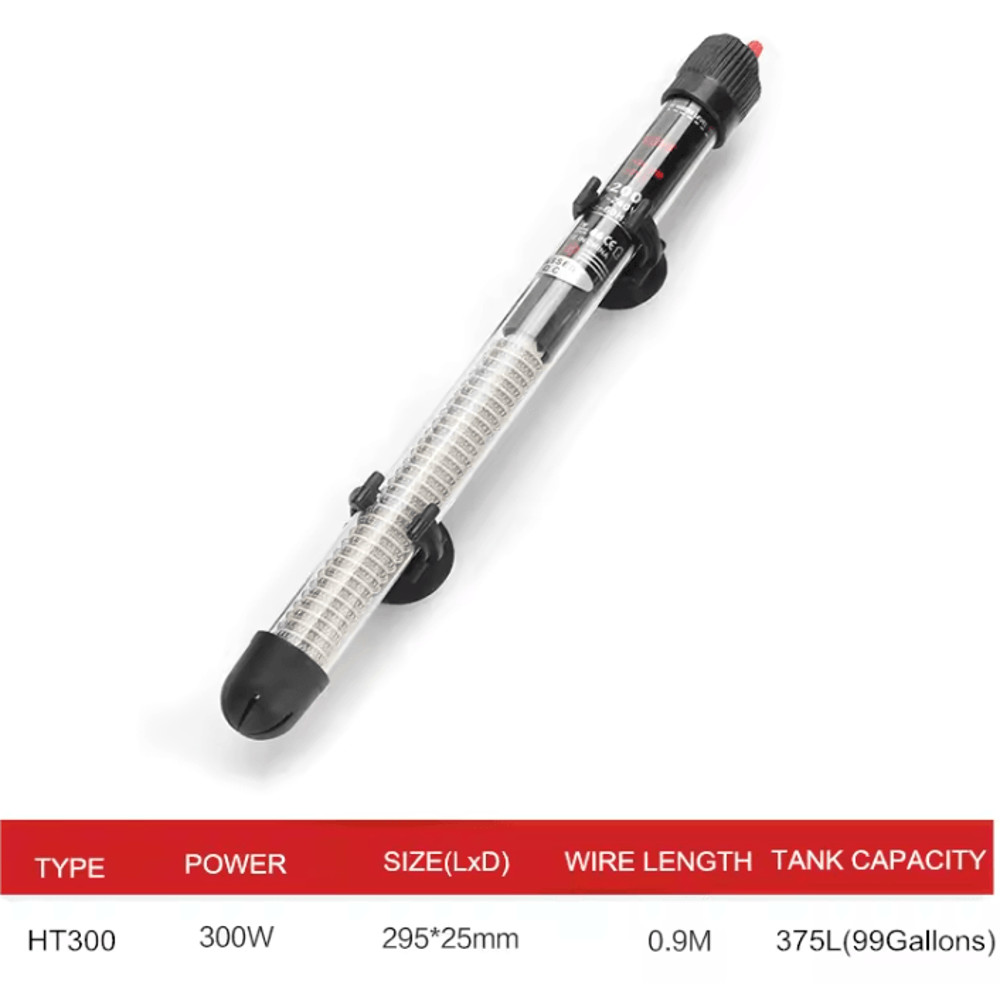 Aquarium Heater Rod Adjustable Temperature Submersible Fish Tank Water Heater 7