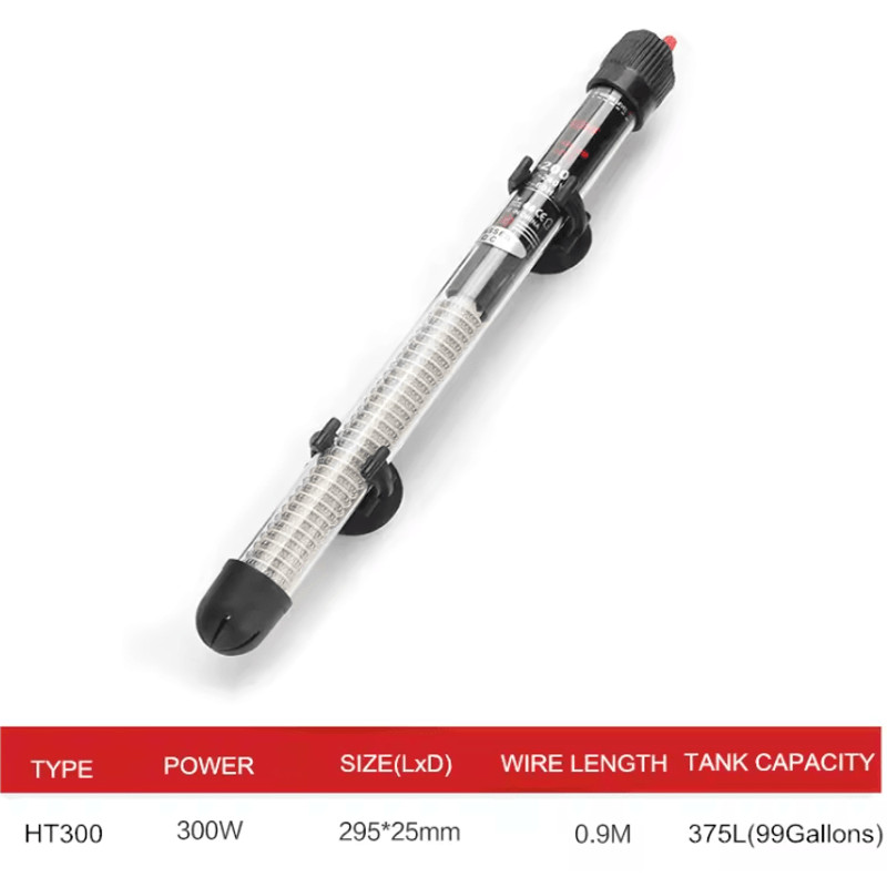 Aquarium Heater Rod Adjustable Temperature Submersible Fish Tank Water Heater 7