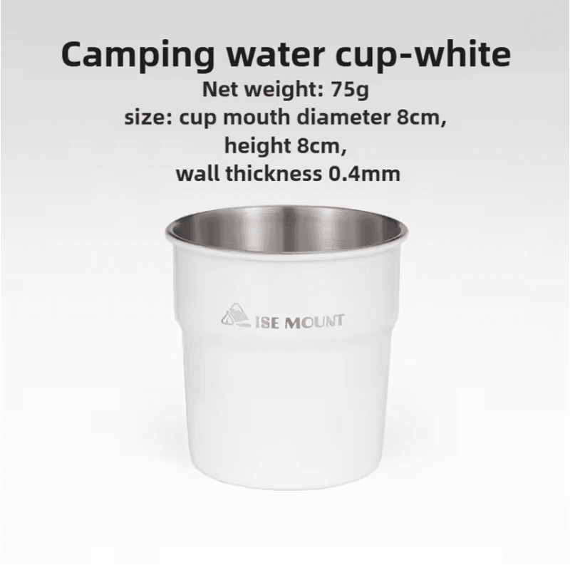 Stainless Steel Camping Cup Outdoor Beer Mug With Storage Bag 4