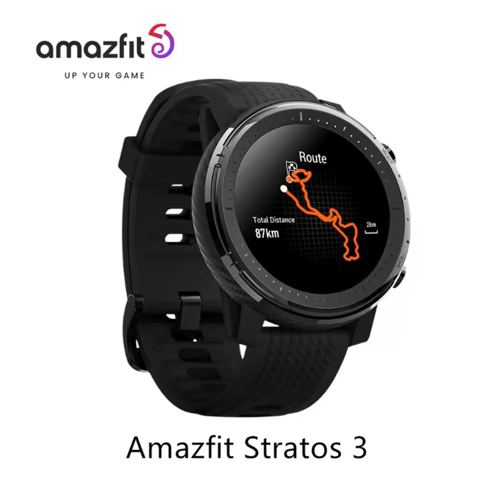 Amazfit Stratos 3 Smartwatch For Men With GPS And Waterproof Design 0