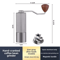 Professional Manual Coffee Grinder Stainless Steel Adjustable Burr Mill 3