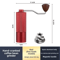 Professional Manual Coffee Grinder Stainless Steel Adjustable Burr Mill 5