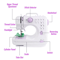 Portable Mini Sewing Machine With 12 Stitches Foot Pedal And Speed Control 1