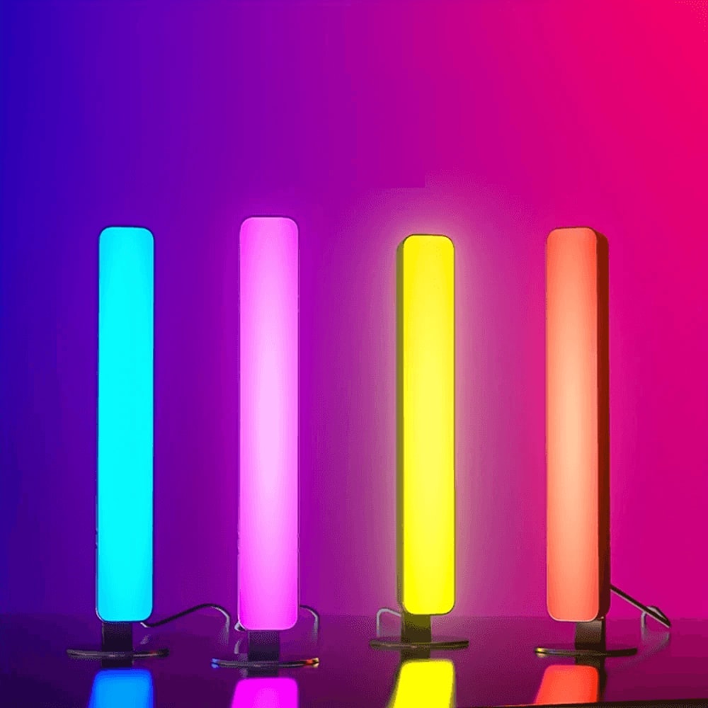 RGB Music Rhythm Light Bar USB Rechargeable Sound Reactive LED Decoration 3