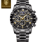 Luxury Stainless Steel Chronograph Watch For Men Waterproof Quartz Design 10
