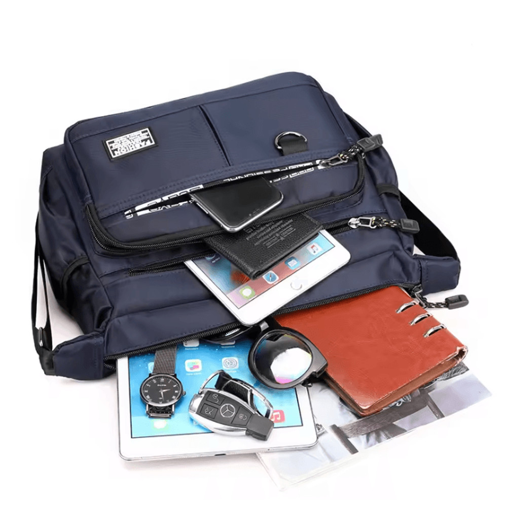 Oxford Shoulder Bag For Men Large Capacity Casual Crossbody Messenger Bag 1