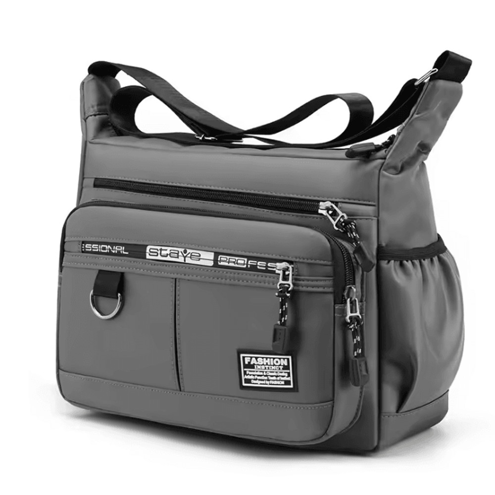 Oxford Shoulder Bag For Men Large Capacity Casual Crossbody Messenger Bag 2