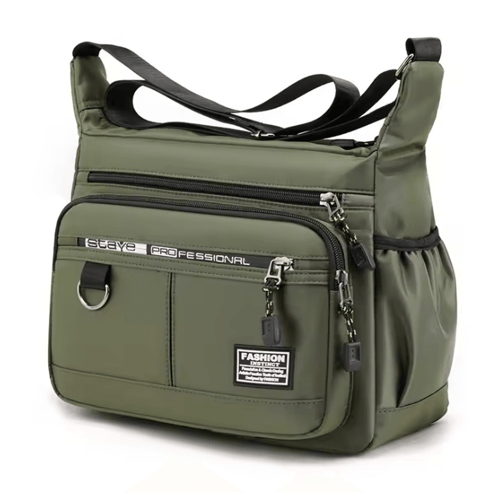 Oxford Shoulder Bag For Men Large Capacity Casual Crossbody Messenger Bag 3