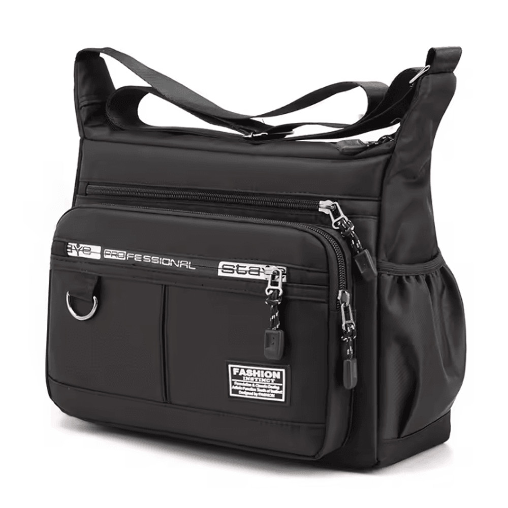 Oxford Shoulder Bag For Men Large Capacity Casual Crossbody Messenger Bag 4