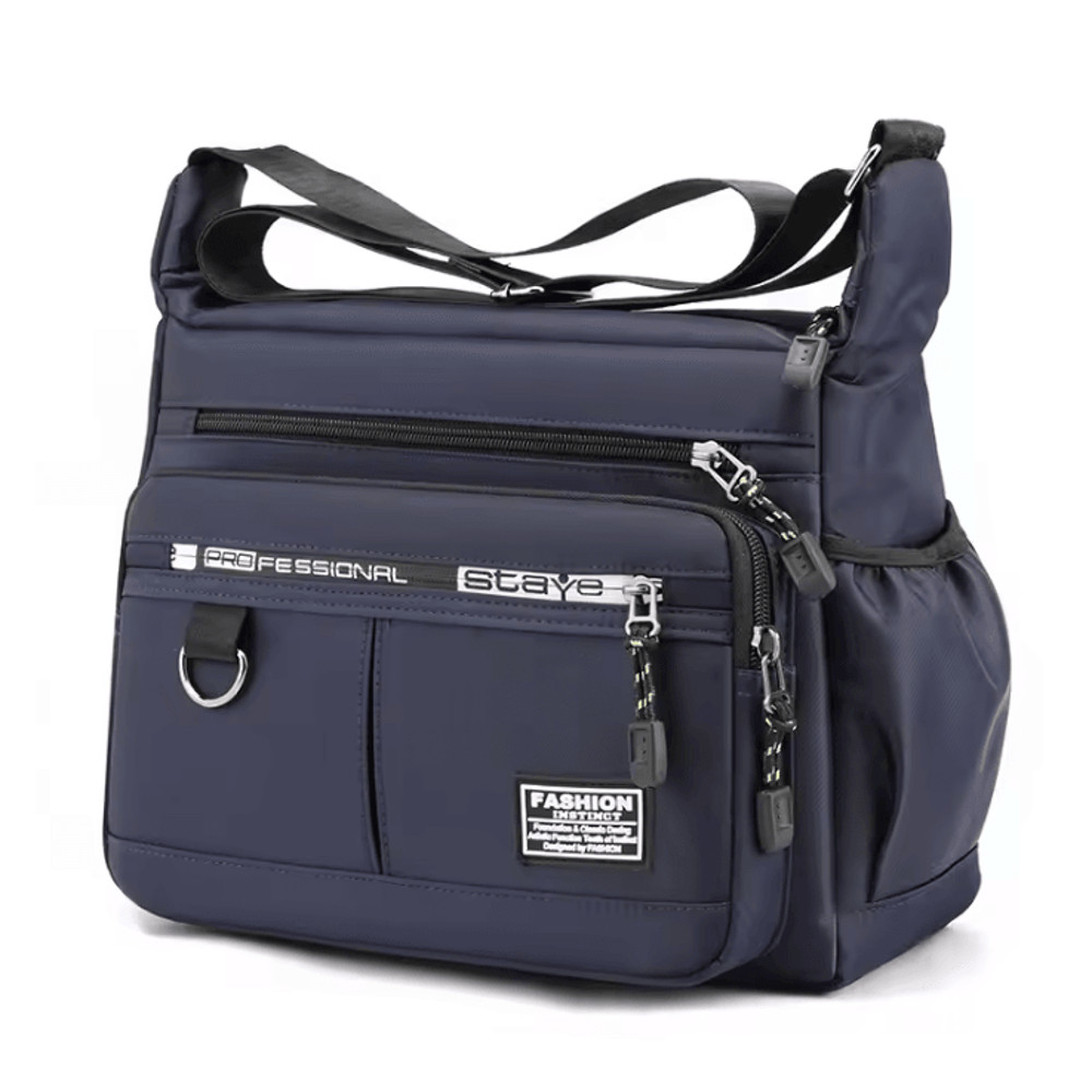 Oxford Shoulder Bag For Men Large Capacity Casual Crossbody Messenger Bag 5