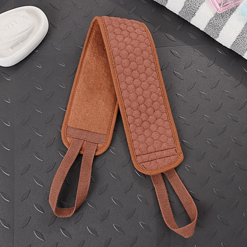 Exfoliating Back Scrubber For Shower Deep Clean Body Washcloth With Handles 6