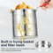 Stainless Steel Deep Fryer Pot With Basket For Home Cooking And Frying 1