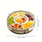 5 Compartment Rotating Snack Storage Tray With Lid For Fruits And Nuts 3