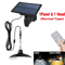 Solar Pendant Light With Remote Control Double Head Waterproof LED Lamp For Indoor And Outdoor Use 3