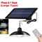 Solar Pendant Light With Remote Control Double Head Waterproof LED Lamp For Indoor And Outdoor Use 4