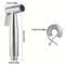 High Pressure Handheld Shower Kit Stainless Steel Cleaning Spray Gun 2