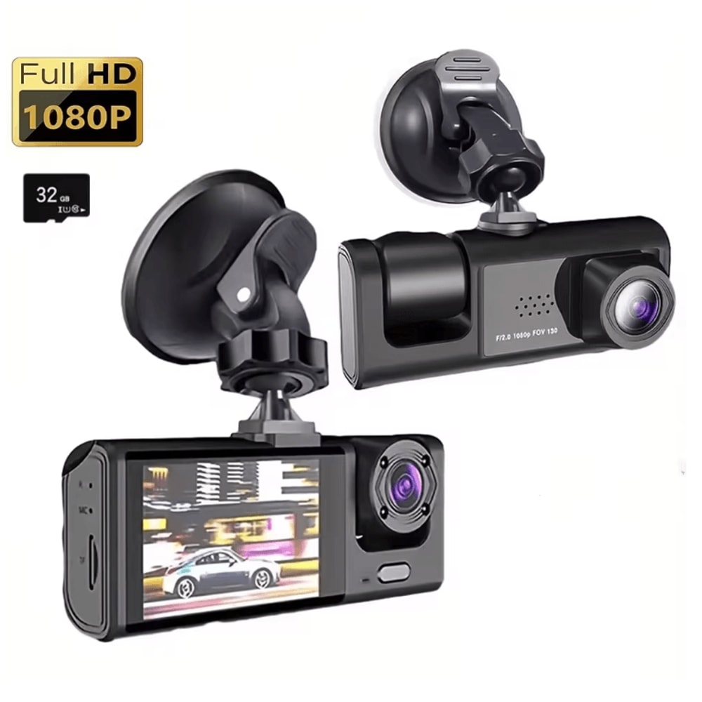 All Around Guard 3 Channel Dash Cam With IR Night Vision And Loop Recording 4