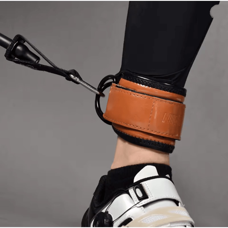 Adjustable Wrist Cuffs With Neoprene Padding For Cable Machine And Resistance Band Training 1
