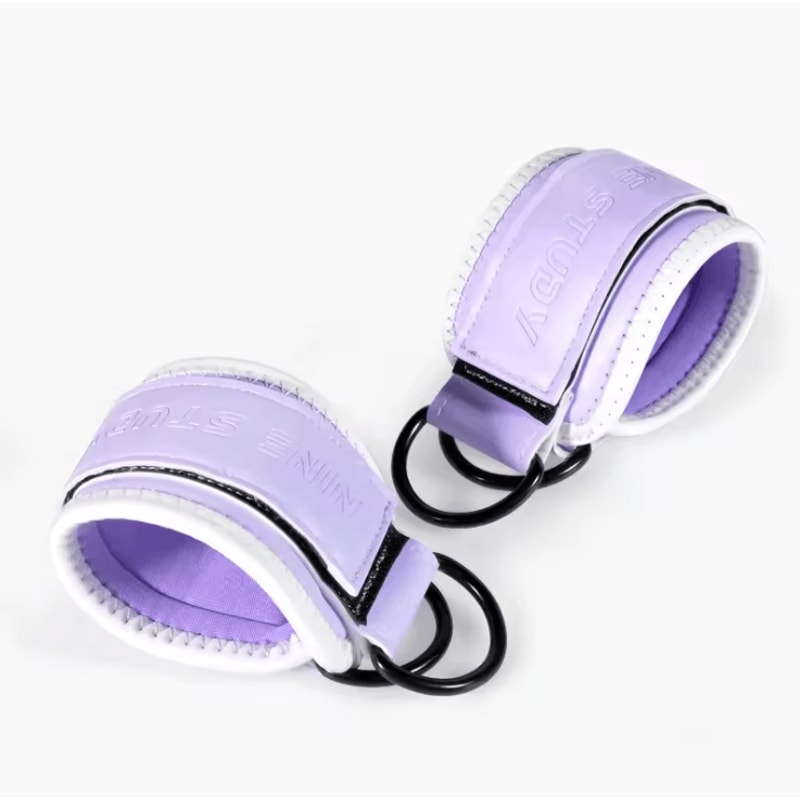 Adjustable Wrist Cuffs With Neoprene Padding For Cable Machine And Resistance Band Training 8