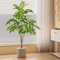 Large Artificial Ficus Tree With Realistic Green Leaves For Home And Garden Decor 0