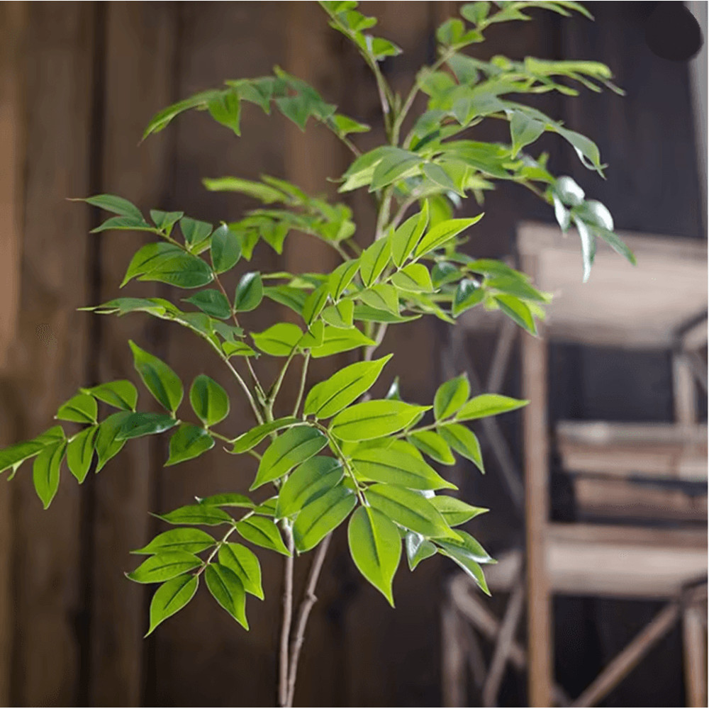 Large Artificial Ficus Tree With Realistic Green Leaves For Home And Garden Decor 1