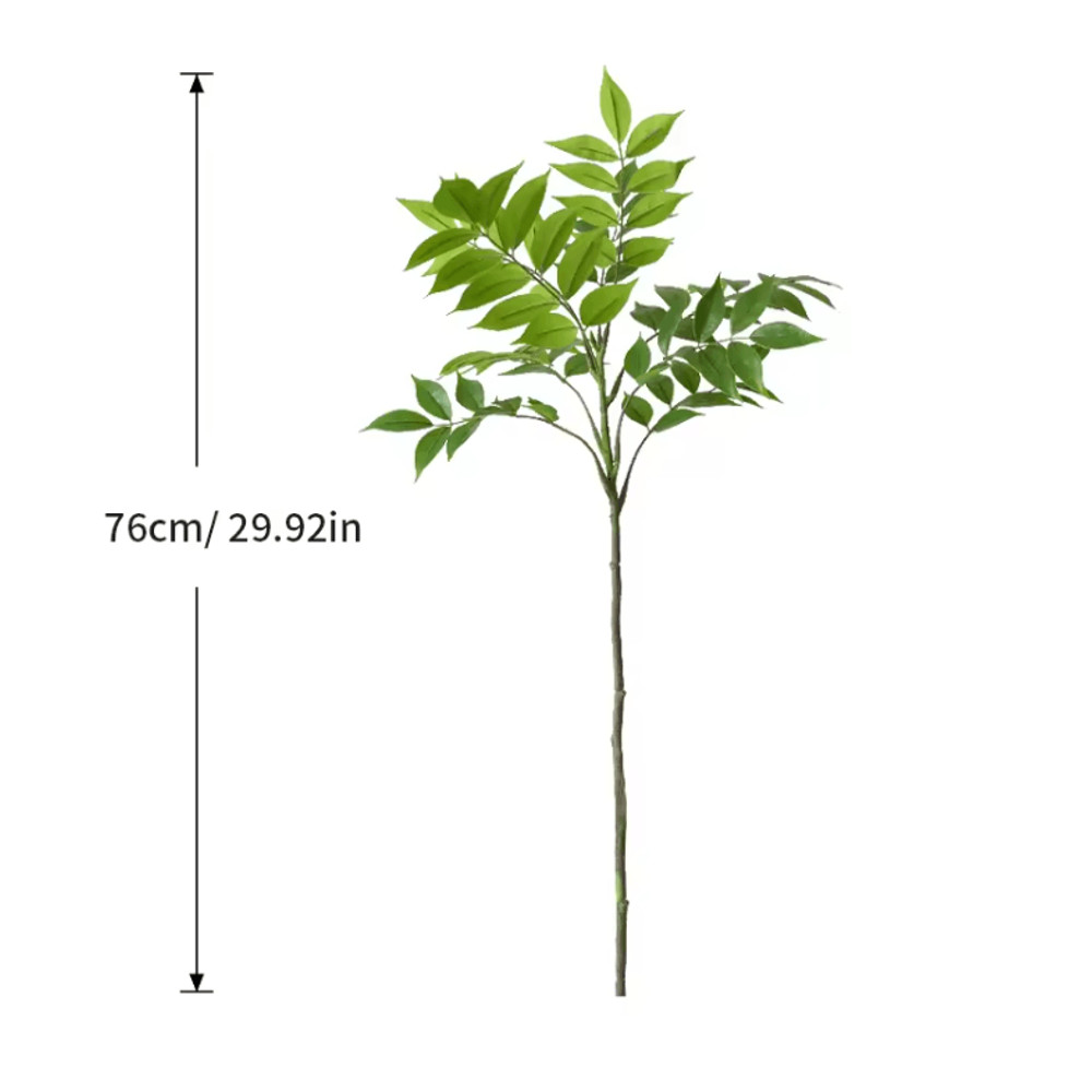 Large Artificial Ficus Tree With Realistic Green Leaves For Home And Garden Decor 2