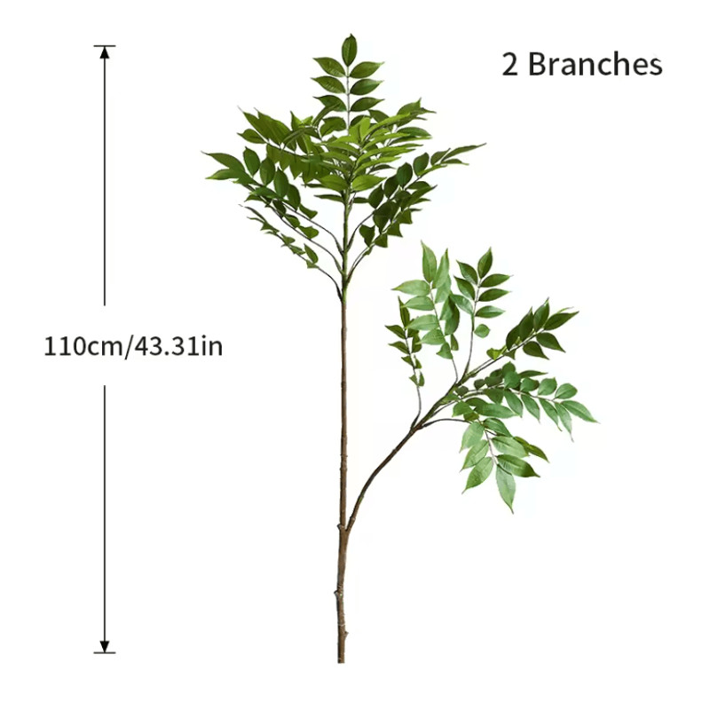 Large Artificial Ficus Tree With Realistic Green Leaves For Home And Garden Decor 3