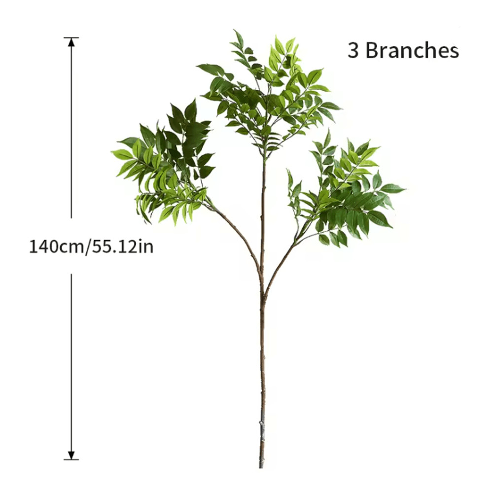 Large Artificial Ficus Tree With Realistic Green Leaves For Home And Garden Decor 4