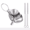 Stainless Steel Kitchen Funnel Set For Bottles Oils And Spices 0