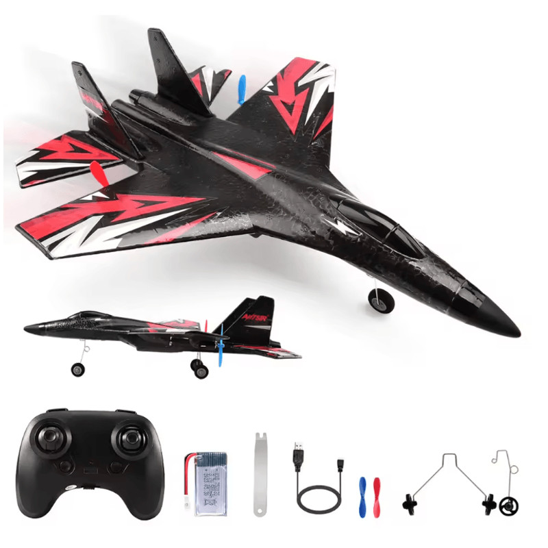 SU27 RC Plane With LED Lights And EPP Foam Remote Control Glider 2