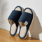 Breathable Linen Slippers For Men And Women With Open Toe Comfort 0