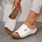 Women Wedge Slippers Comfortable Open Toe Sandals With Buckle And Breathable Design 5