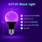 UV Purple LED Light Bulb 12W Fluorescent Glow Party Decoration Light 1