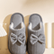 Cozy Womens Bow Slippers Soft Warm Indoor House Shoes 3