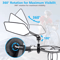 ClearView 360 Rotatable Bike Rear View Mirror For Handlebar Safety And Wide Visibility 1