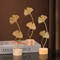 Aurelia Nordic Gold Ginkgo Leaf Sculpture For Luxury Home And Office Decor 0