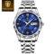 PrestigeTime Luxury Stainless Steel Mens Watch With Luminous Dial And Waterproof Design 8