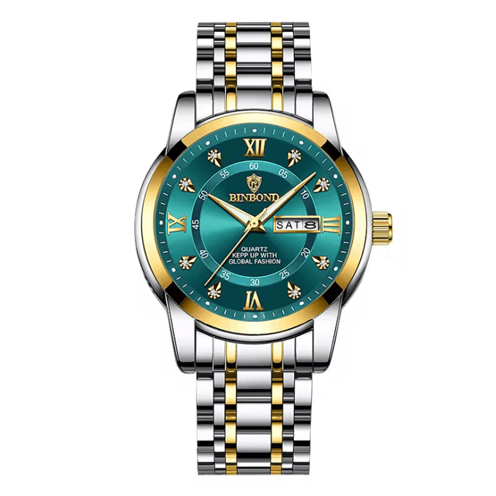 AquaLuxe Diver 30ATM Luxury Mens Waterproof Watch With Quartz Movement 4