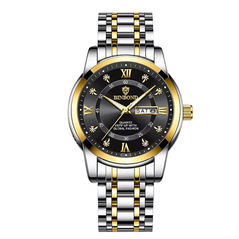 AquaLuxe Diver 30ATM Luxury Mens Waterproof Watch With Quartz Movement 5