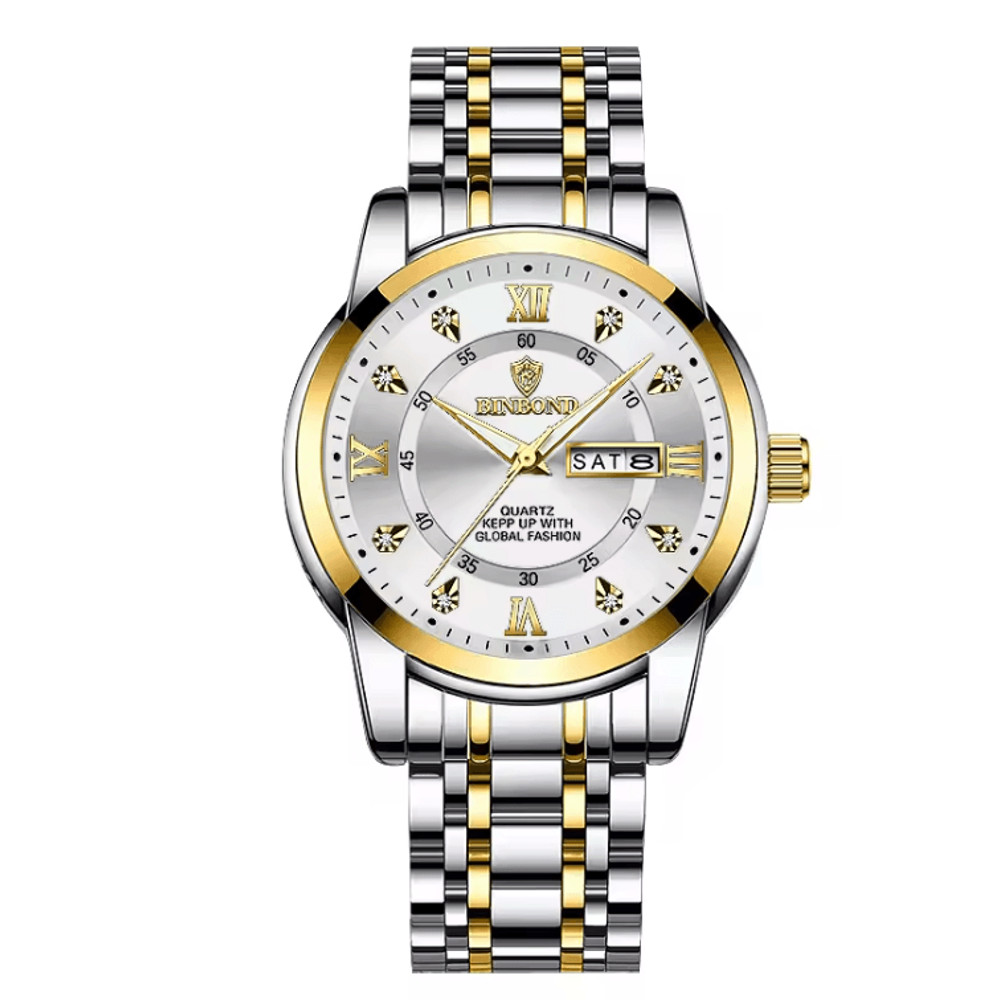 AquaLuxe Diver 30ATM Luxury Mens Waterproof Watch With Quartz Movement 6