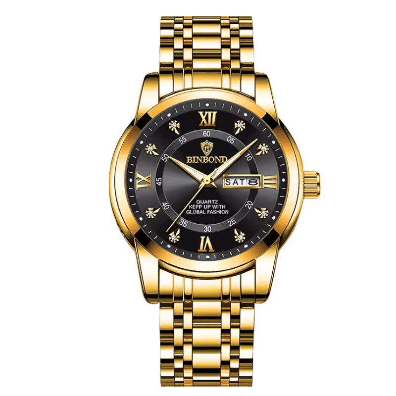 AquaLuxe Diver 30ATM Luxury Mens Waterproof Watch With Quartz Movement 7